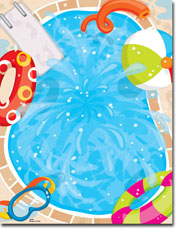 Paper So Pretty - Blank Designer Papers (Cannonball Splash) (DP904)